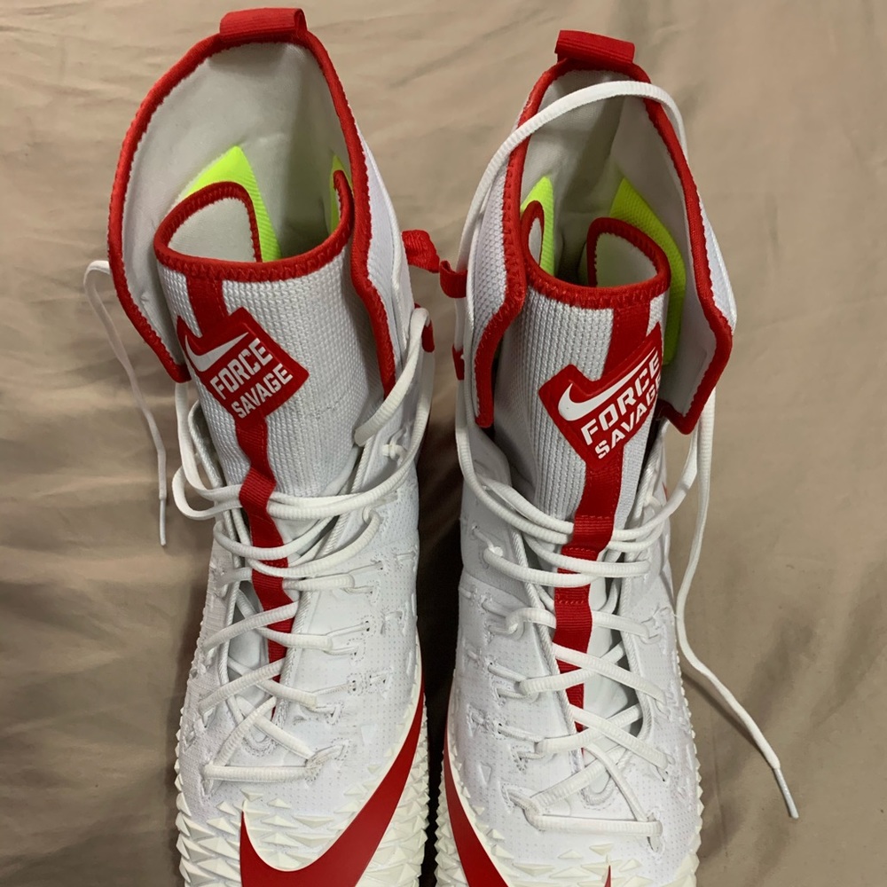 New Nike Air High top cleats size 17